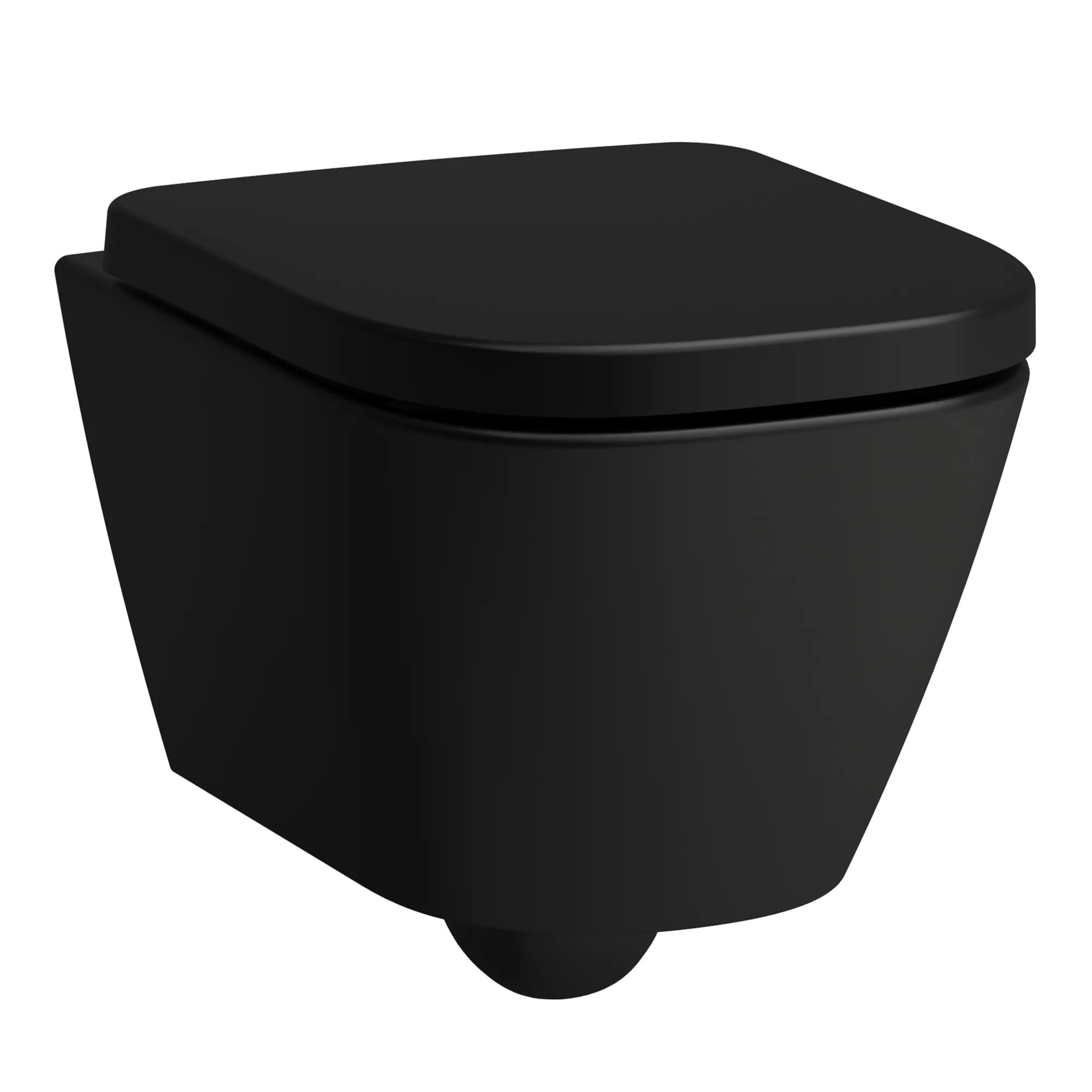 Pack Wand-WC Advanced (verdeckte Befestigung) + Sitz, MEDA, 540x360, Silent Flush (Wirbelspültechnologie), Tiefspüler, spülrandlos, Ausführung kurz (kompakt), inkl. Sitz+Deckel mit Absenkautomatik, weiß bestehend aus H820113 WC und H891113 WC-Sitz