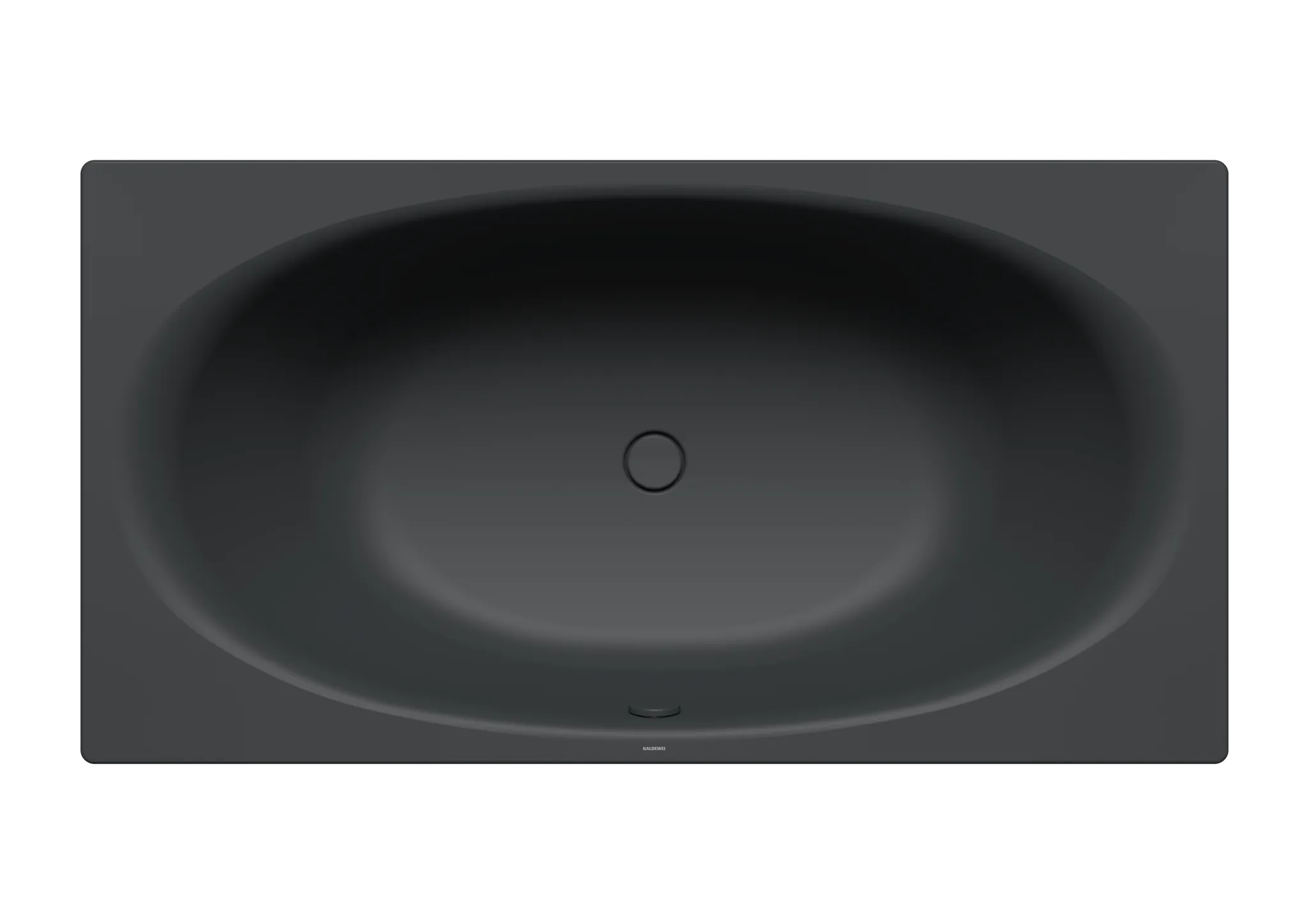 Kaldewei Badewanne „Ellipso Duo“ rechteck 190 × 100 cm, ohne Grifflochbohrungen in cool grey 90