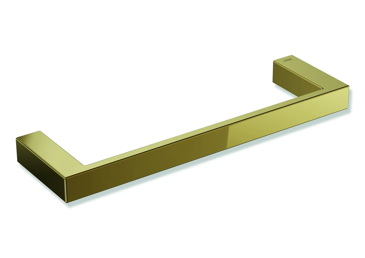HEWI Handtuchhalter System 900Q, PVD, 250 mm breit, 20 mm hoch, Gold glänzend