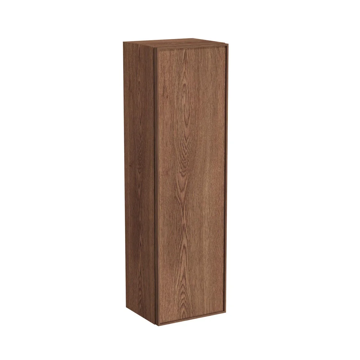 New Metropole Edge Halbhochschrank mit 1 Tür Türanschlag rechts 35 x 30 x 120 cm (BxTxH) Echtholzfurnier Walnuss