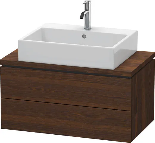Duravit Waschtischunterschrank wandhängend „L-Cube“ 82 × 40 × 47,7 cm Nussbaum gebürstet Duravit Waschtischunterschrank wandhängend „L-Cube“ 82 × 40 × 47,7 cm Nussbaum gebürstet