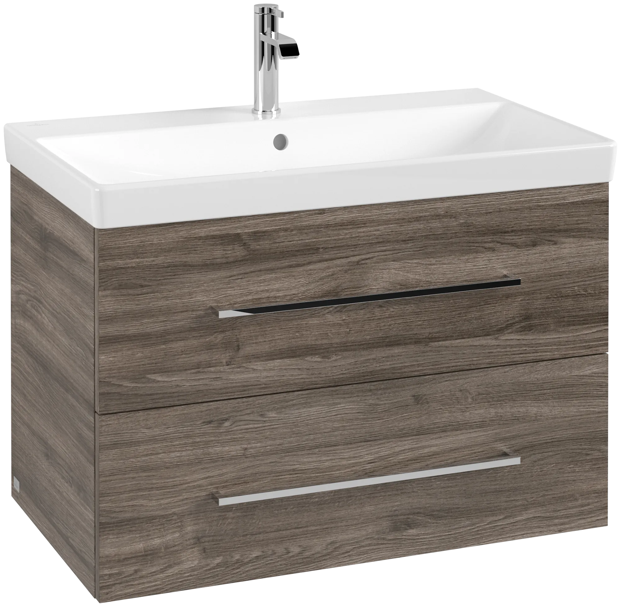 Villeroy & Boch Waschtischunterschrank „Avento“ für Schrankwaschtisch 780 × 514 × 452 mm Stone Oak, Soft Closing