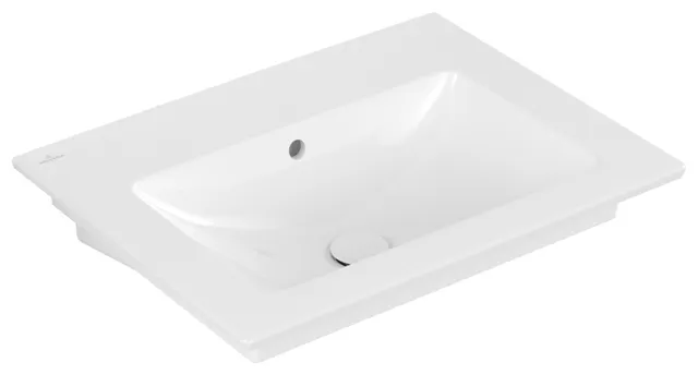 Villeroy & Boch Wandwaschtisch „Venticello“ 655 × 500 × 170 mm, für Becken mittig, ohne Hahnlochbohrung in Weiß Alpin Villeroy & Boch Wandwaschtisch „Venticello“ 655 × 500 × 170 mm, für Becken mittig, ohne Hahnlochbohrung in Weiß Alpin