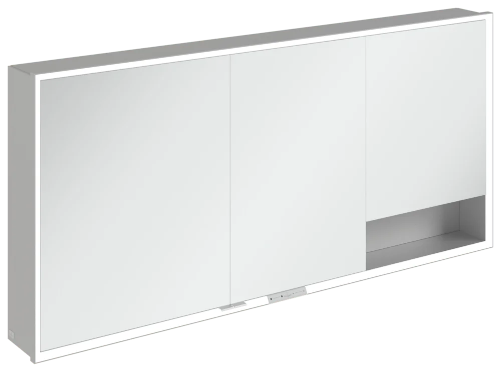 Villeroy & Boch Aufputz-Spiegelschrank My View+ 00, 1600x750x168 mm, mit Beleuchtung und Absenkautomatik Villeroy & Boch Aufputz-Spiegelschrank My View+ 00, 1600x750x168 mm, mit Beleuchtung und Absenkautomatik