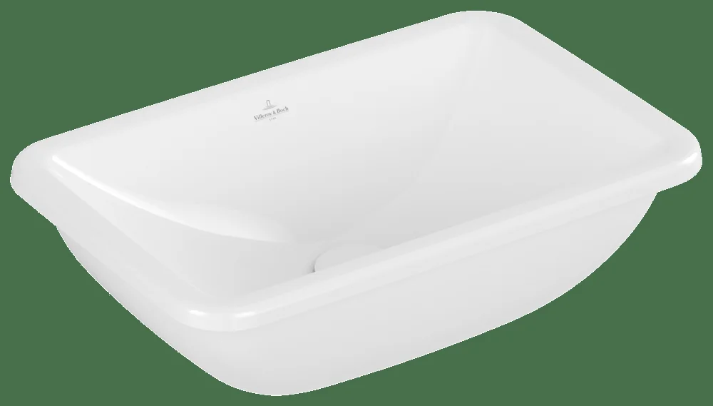 Villeroy & Boch Loop & Friends Einbauwaschbecken 510x340mm, Rechteck, mit Überlauf, Weiß Alpin