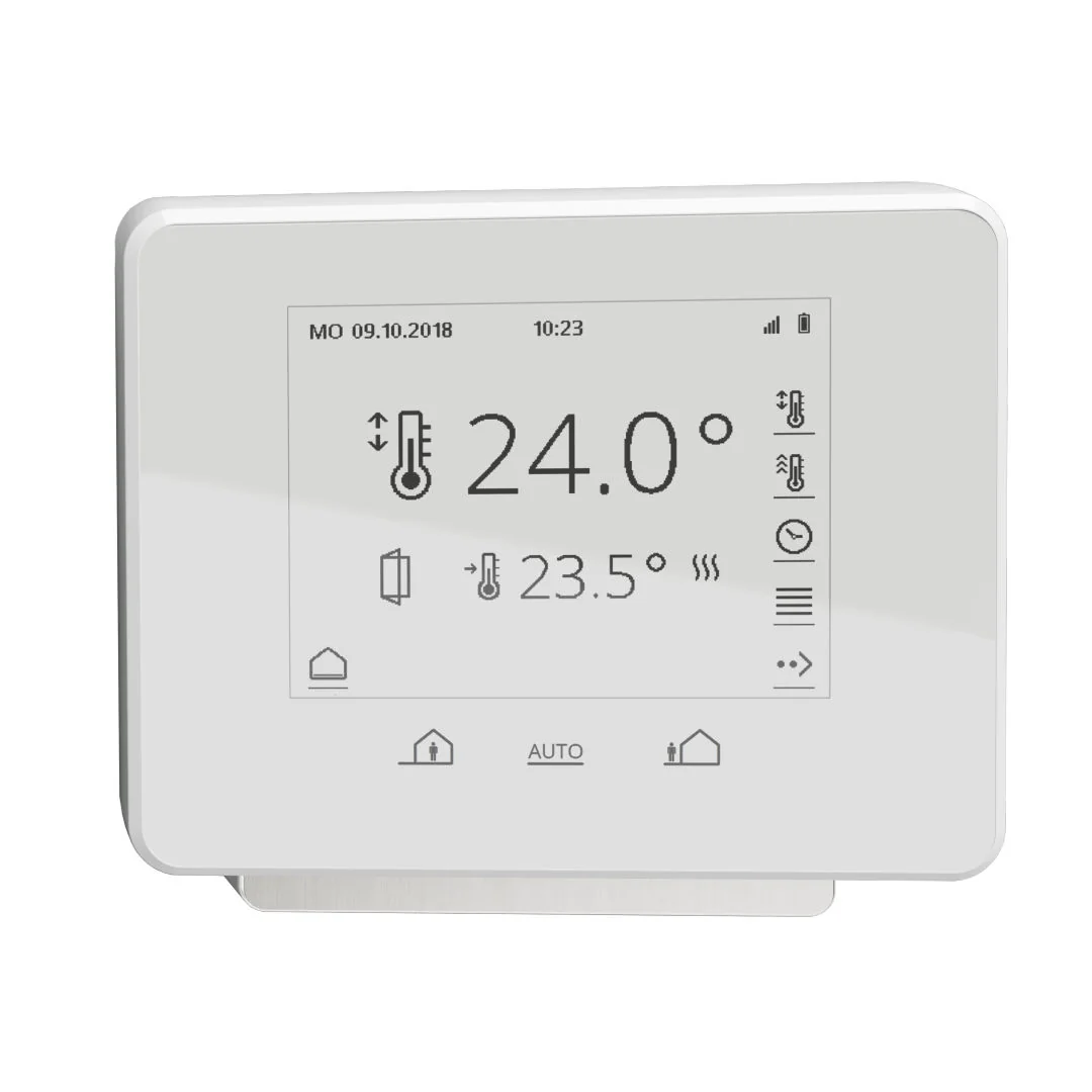 Kermi Elektro-Set inkl. Regler Funk-Comfort und Heizstab „WRX“, 400 W in weiß / weiß /