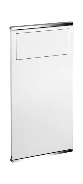 Plan Integral Modul Waschtisch 1 Anschlag links 326 x 625 x 143 mm verchromt/weiß
