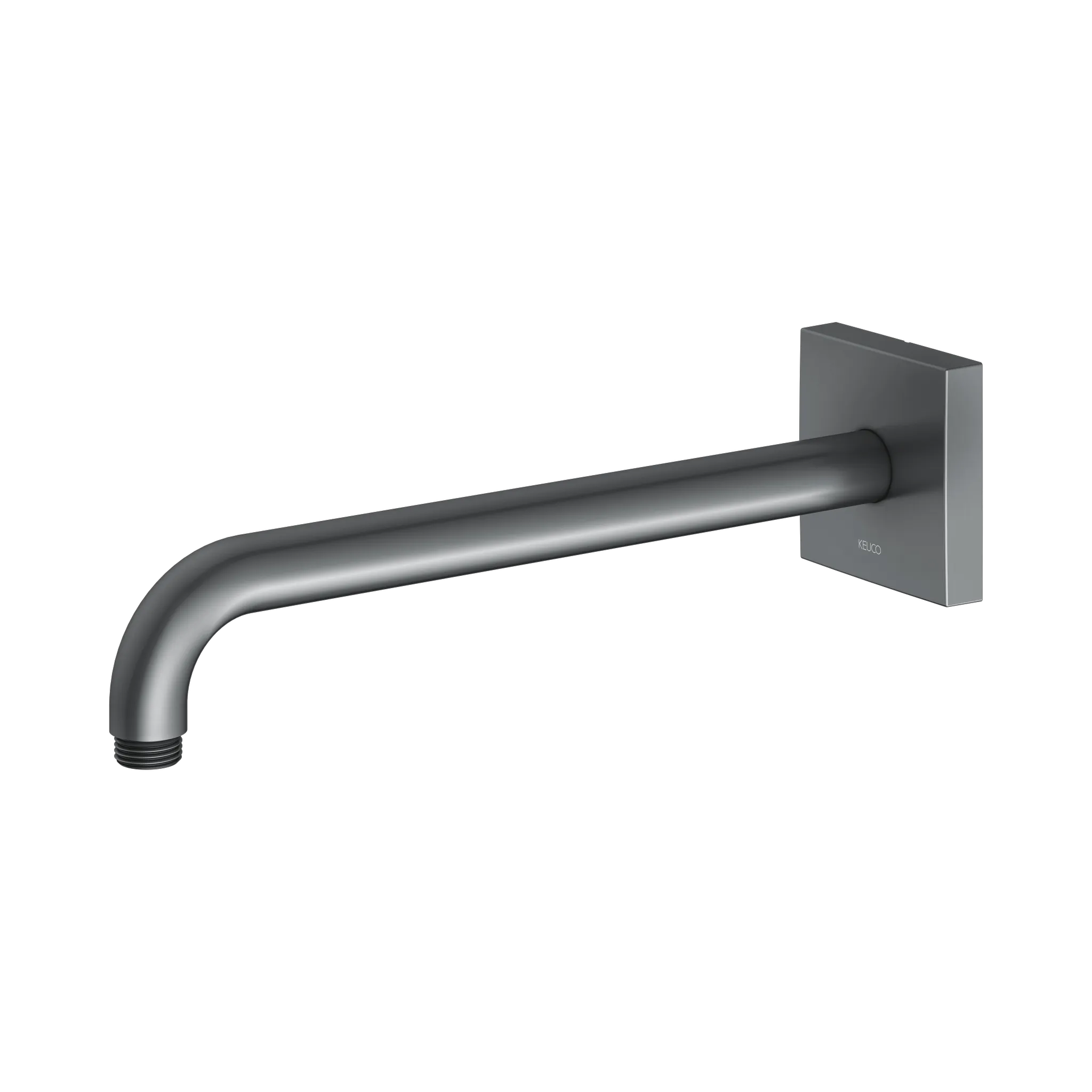 Edition 300 53088130302 Brausearm Wandanschluß eckig Ausladung 300 mm Schwarzchrom gebürstet