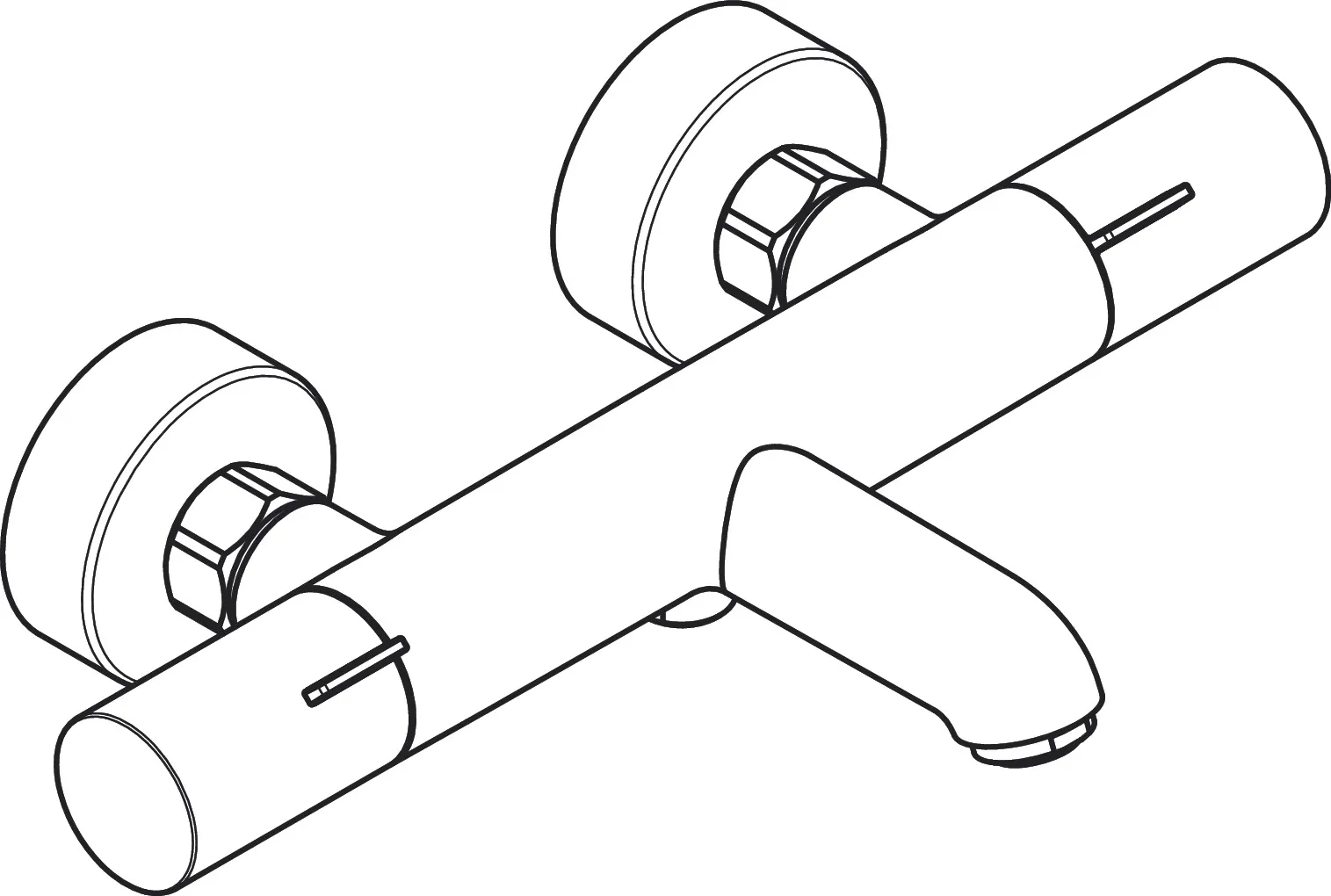 Ecostat Fine Wannenthermostat Aufputz Chrom Ecostat Fine Wannenthermostat Aufputz Chrom