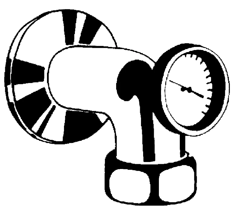Abgangsbogen 12444, DN 32, Ausladung 90 mm, mit Thermometer, chrom Abgangsbogen 12444, DN 32, Ausladung 90 mm, mit Thermometer, chrom
