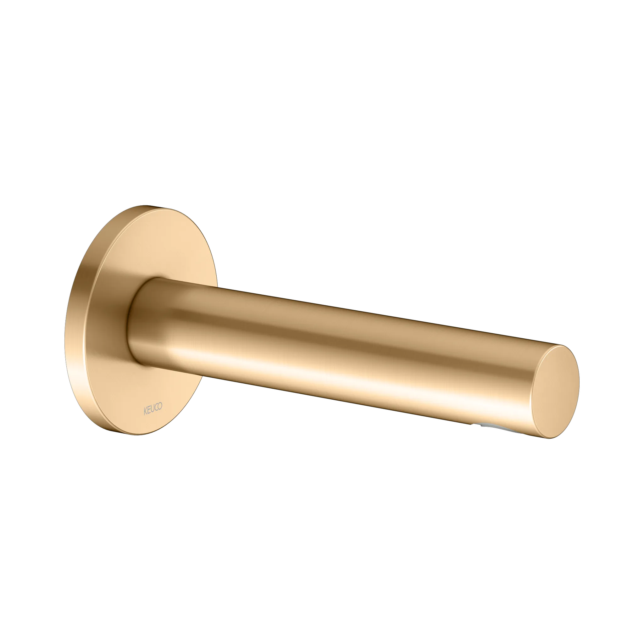 IXMO Wanneneinlauf DN15 Ausladung 180 mm Messing gebürstet rund