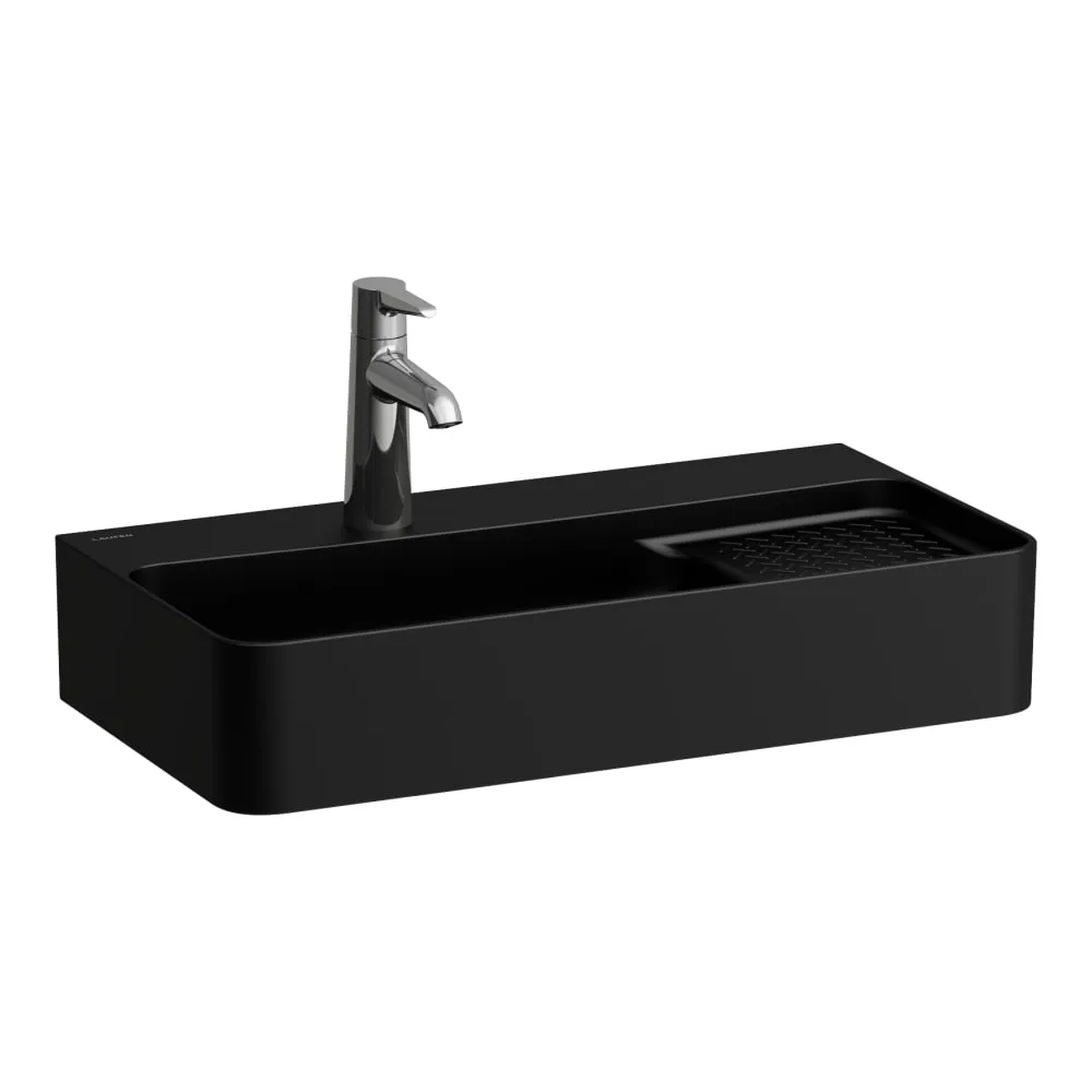 Laufen Aufsatzwaschtisch VAL 600 x 310 mm in schwarz matt Laufen Aufsatzwaschtisch VAL 600 x 310 mm in schwarz matt