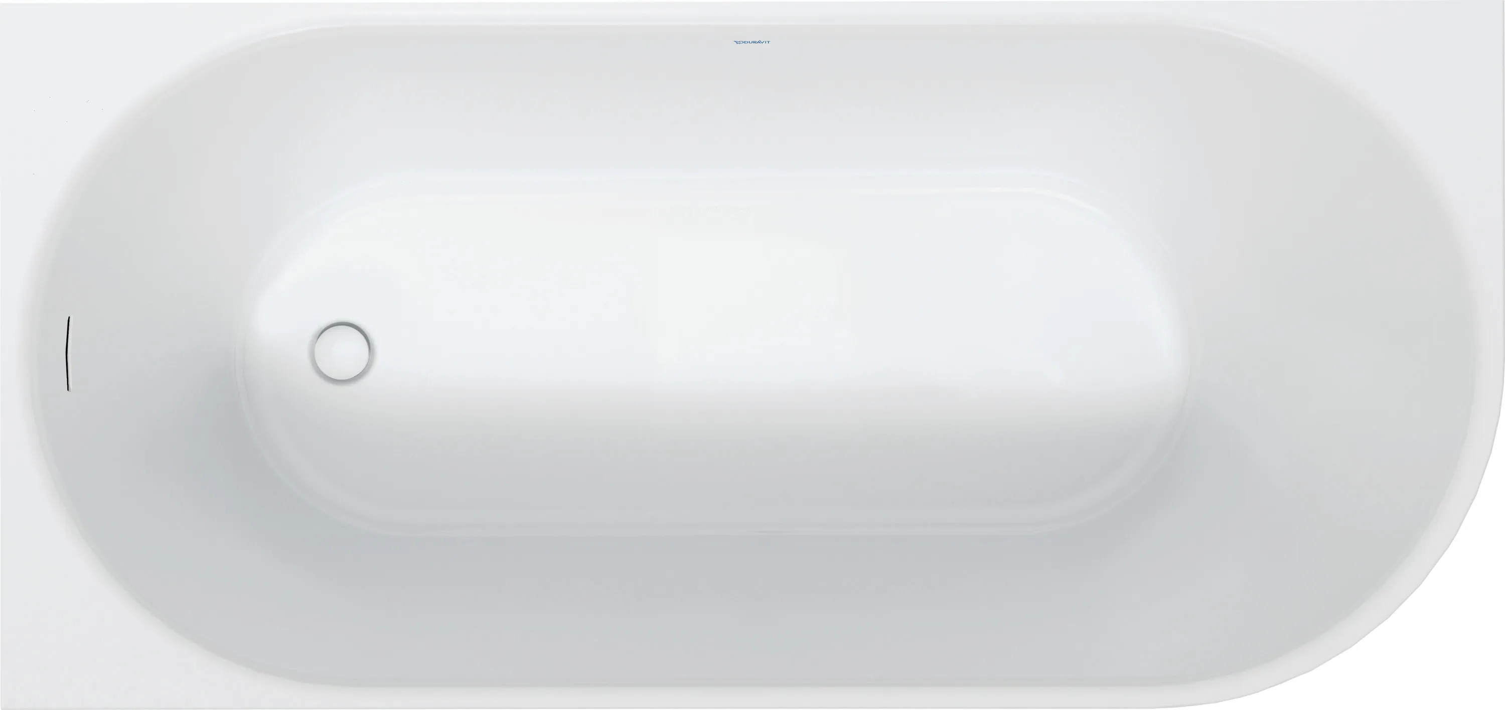 Duravit Badewanne „DuraSenja“ vorwand oval 1700 × 800 mm, links in Weiß Duravit Badewanne „DuraSenja“ vorwand oval 1700 × 800 mm, links in Weiß