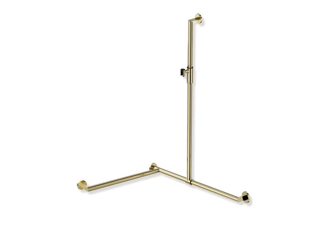 HEWI Duschhandlauf System 900, links, PVD messing glänzend HEWI Duschhandlauf System 900, links, PVD messing glänzend