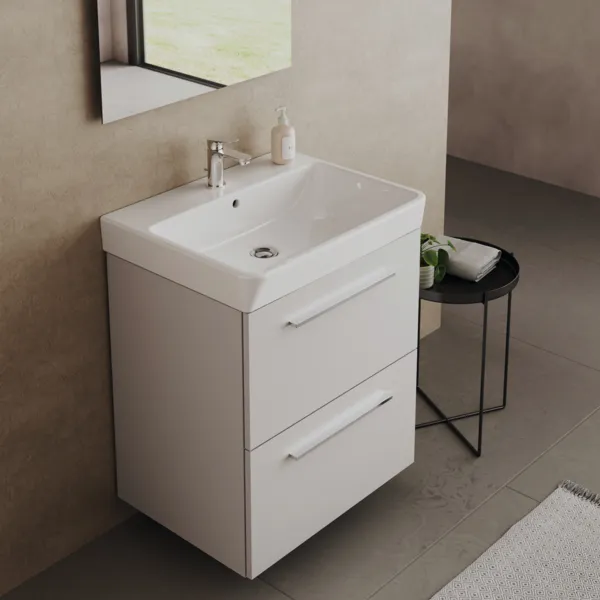 Ideal Standard Waschbecken „i.lifeB“, Hahnlochposition mittig in Weiß