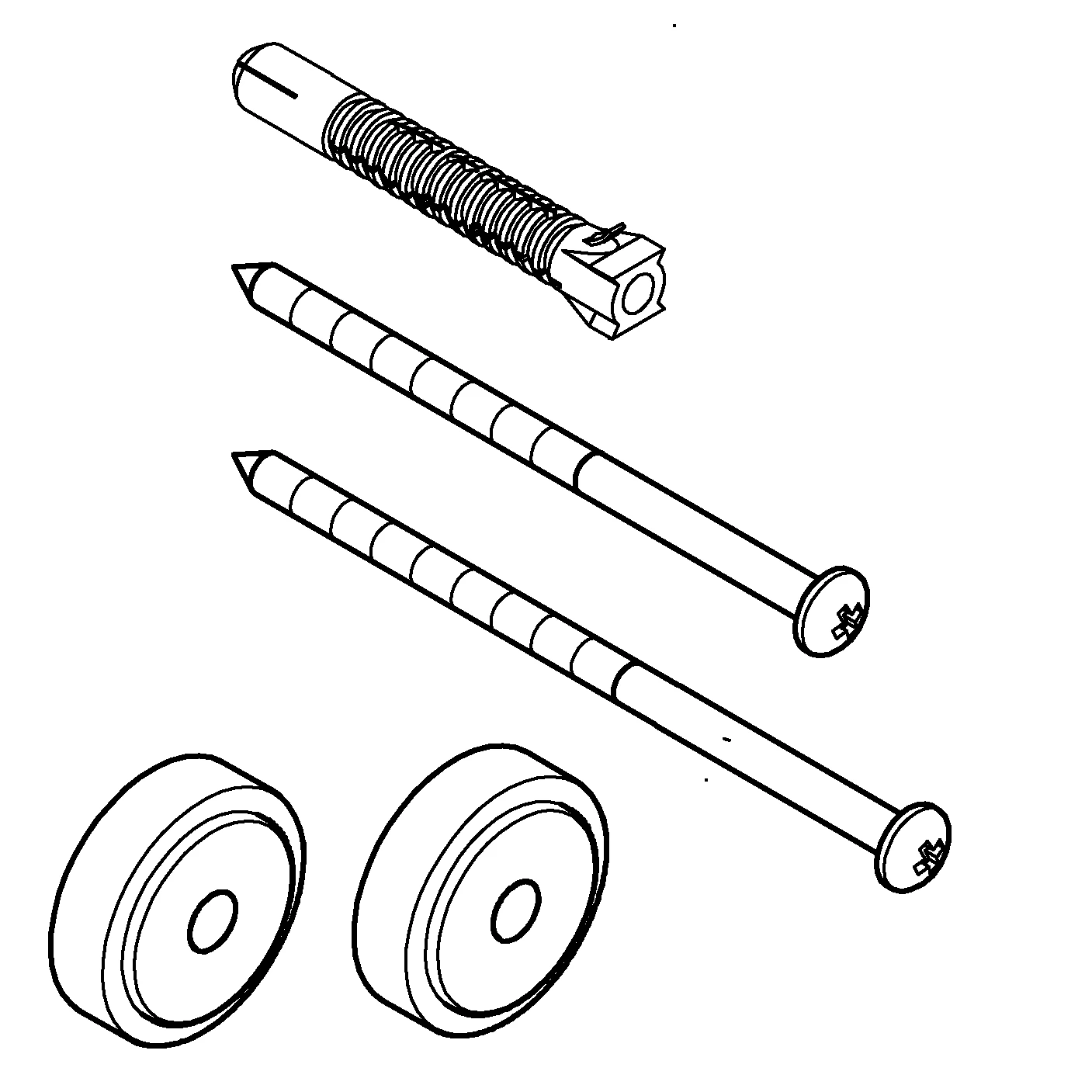 Ausgleichsscheibe Tempesta 26496, für Tempesta Flex Duschsysteme, chrom