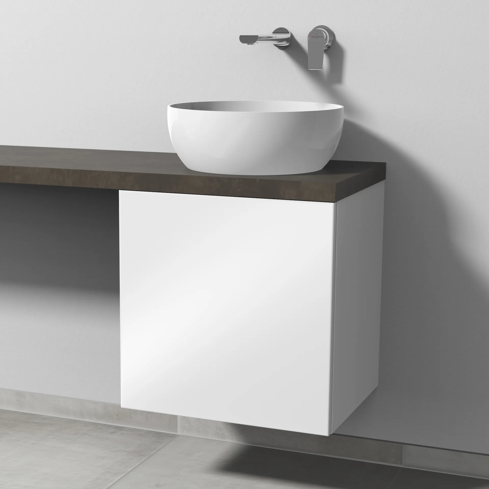 Sanipa Waschtischunterschrank „2morrow“ 500 × 510 × 420 mm in Weiß (glanz)