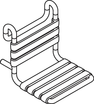 Einhängesitz „Serie 801“ in Lichtgrau Einhängesitz „Serie 801“ in Lichtgrau