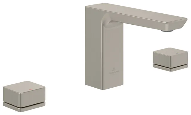 Einhand-Waschtischarmatur „Subway 3.0“ 17,8 cm Ausladung 134 mm in Brushed Nickel Matt Einhand-Waschtischarmatur „Subway 3.0“ 17,8 cm Ausladung 134 mm in Brushed Nickel Matt