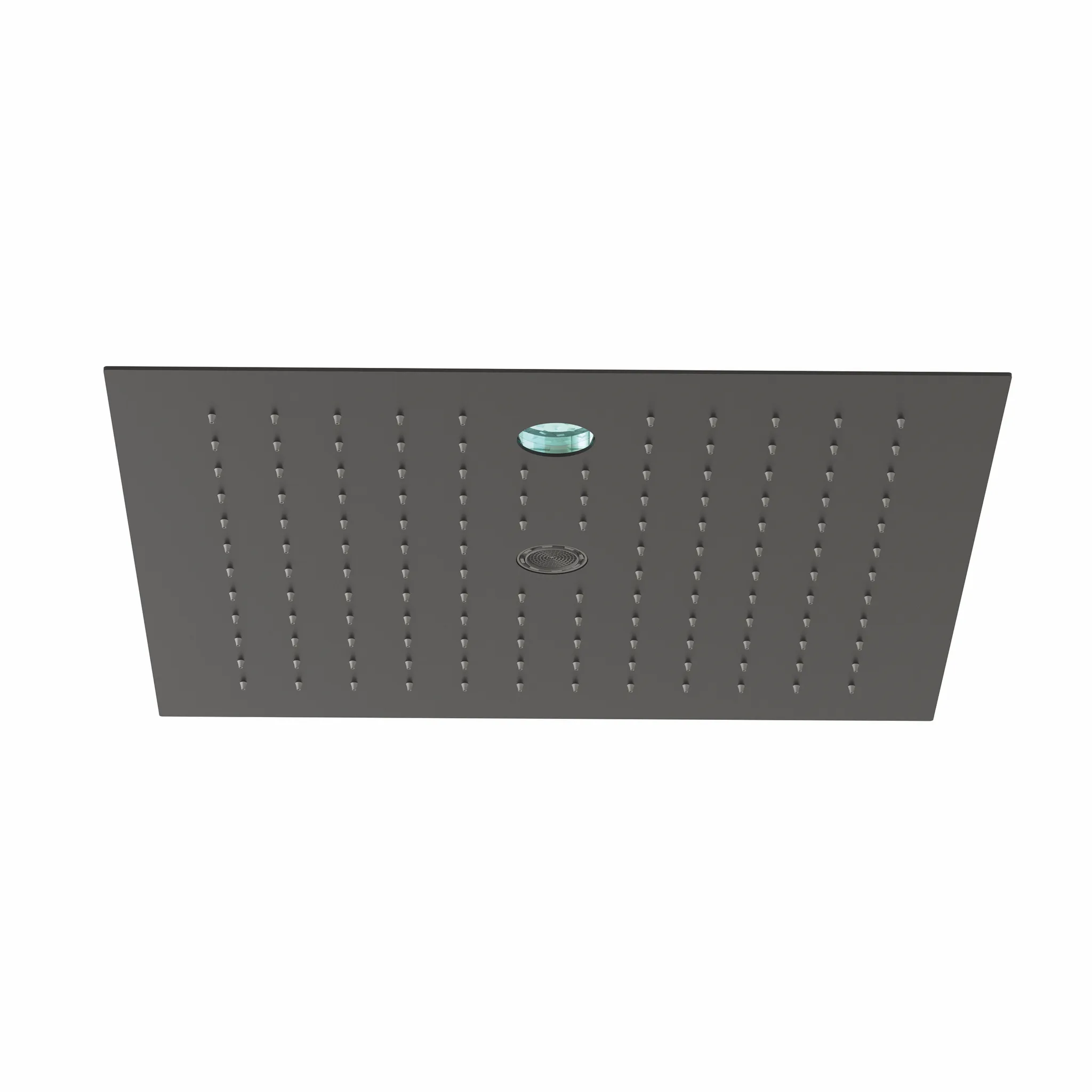 Kludi-ASANA Kopfbrause 44x44 CleanJet SummerRain/AmbienceLight mattschwarz