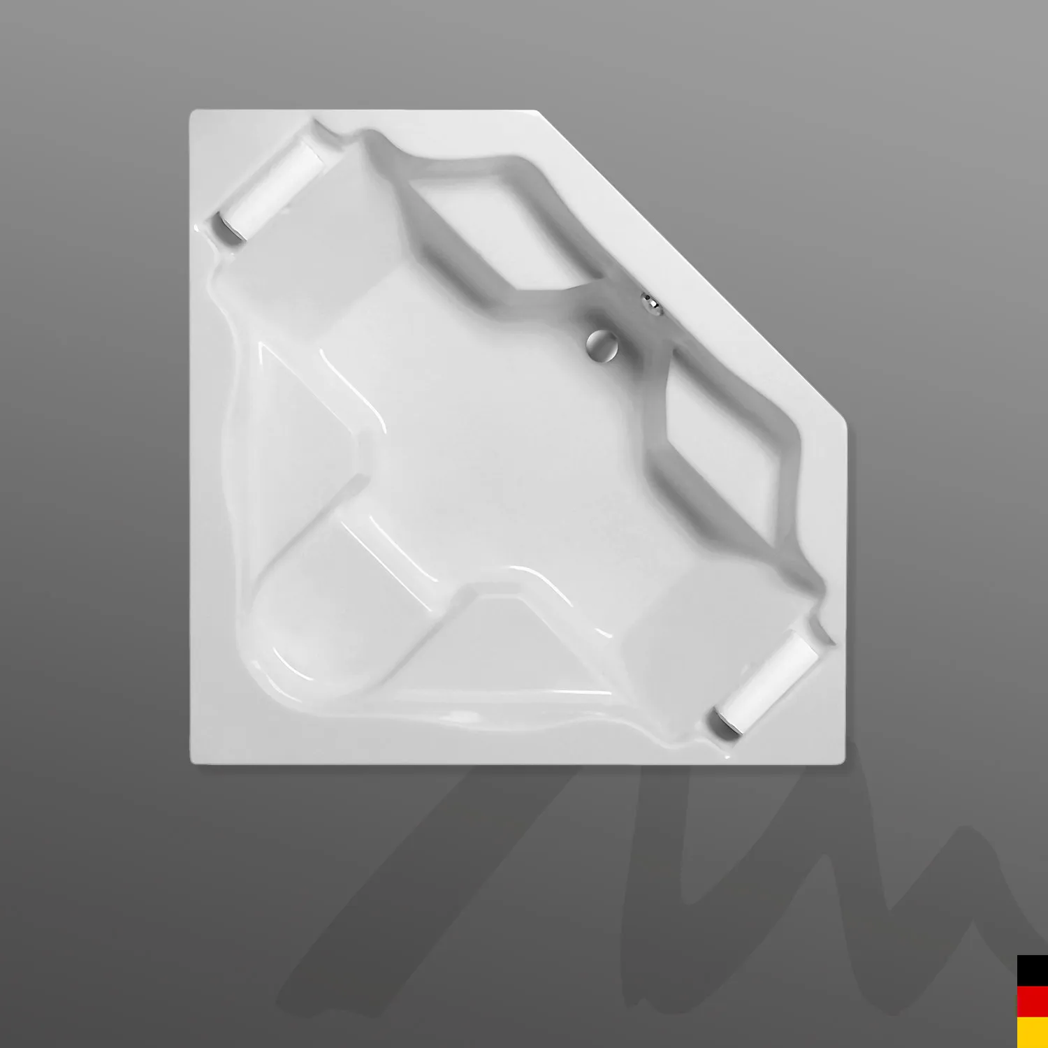 Mauersberger afra Acryl-Badewanne Großraumform 170⁄170 Mauersberger afra Acryl-Badewanne Großraumform 170⁄170