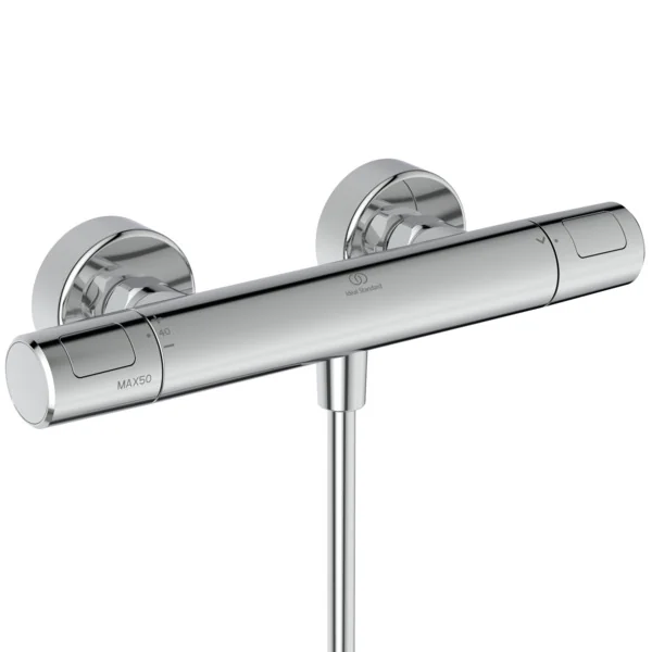 Ideal Standard Brausearmatur Ceratherm T25 Chrom - Hochwertige Armatur für zeitloses Design und praktischen Komfort