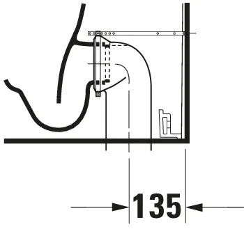 Stand-WC Kombi Darling New 630 mm Tiefspüler,f.SPK,Abg.Vario,weiß,HYG Stand-WC Kombi Darling New 630 mm Tiefspüler,f.SPK,Abg.Vario,weiß,HYG