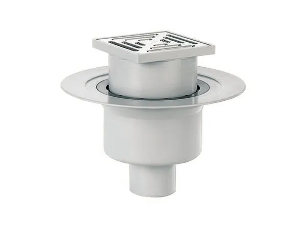 Bodenablauf 61 HT/KE, DN 50/DN 70, 150 x 150 mm