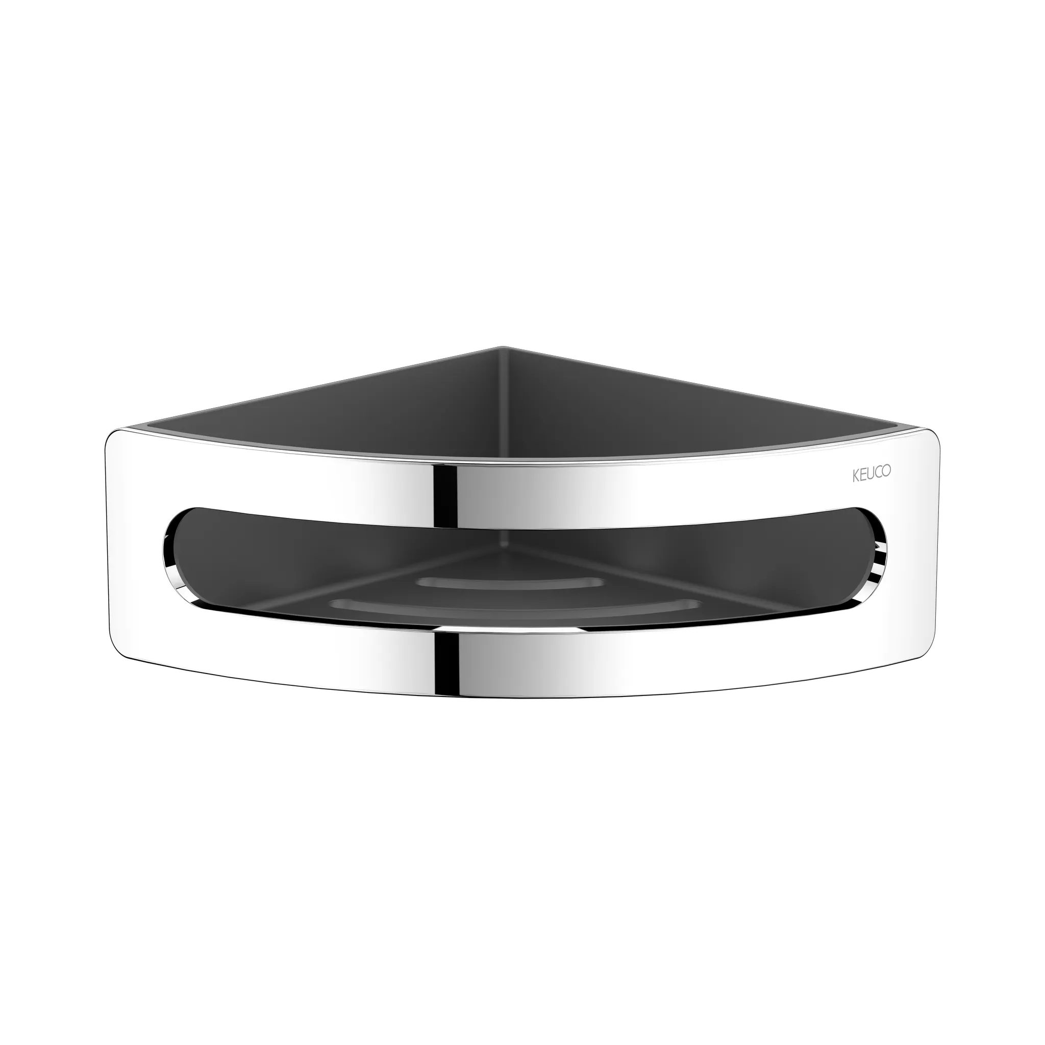 Elegance 11657010001 Eckduschkorb Kunststoff-Einsatz anthrazit verchromt Elegance 11657010001 Eckduschkorb Kunststoff-Einsatz anthrazit verchromt