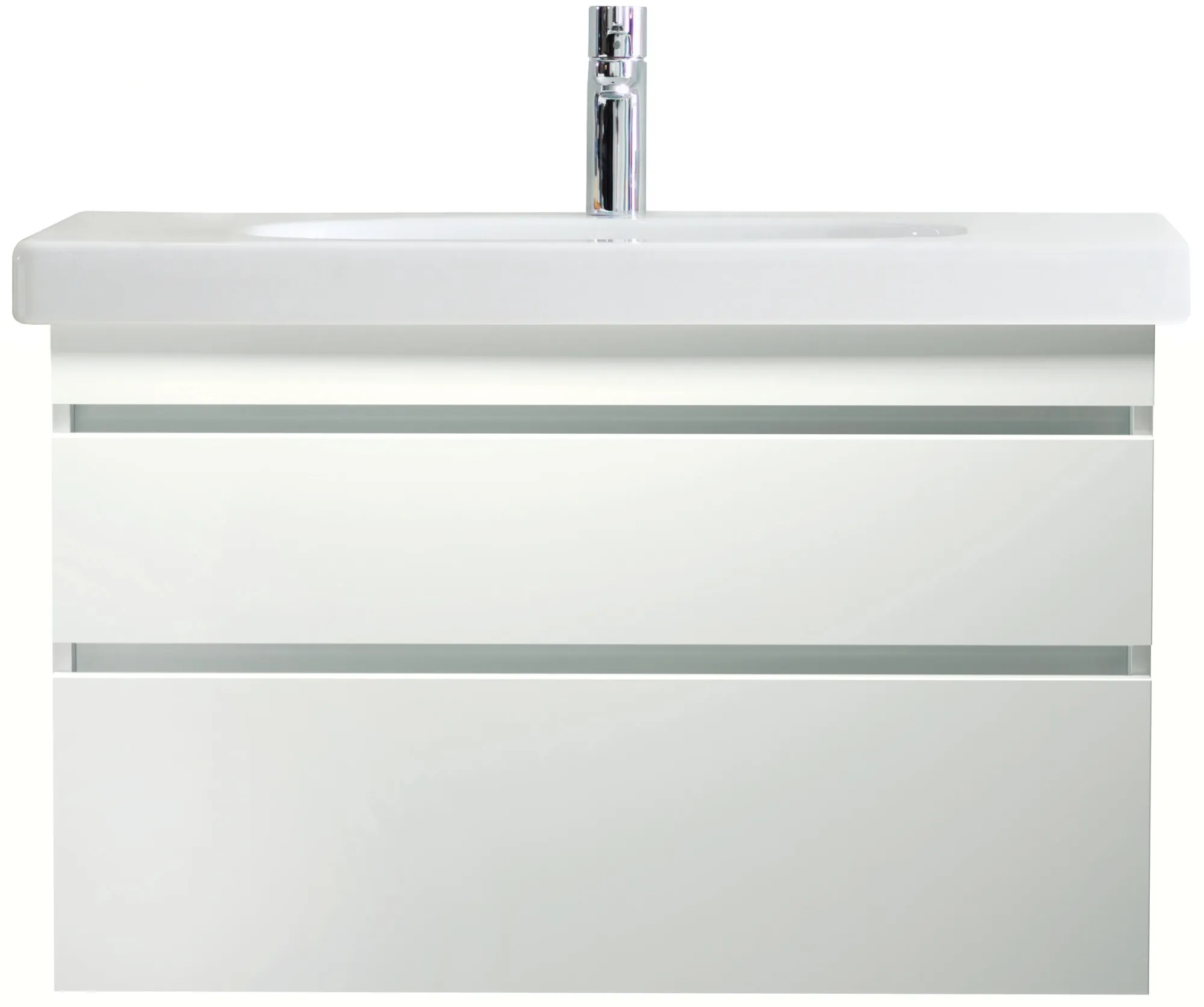 Wandwaschtisch „DuraStyle“, mit Überlauf, Hahnlochposition mittig Wandwaschtisch „DuraStyle“, mit Überlauf, Hahnlochposition mittig