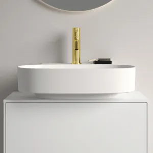 Waschbecken „Linda-X“ 50 × 48 × 13,5 cm, Hahnlochposition mittig in Weiß Waschbecken „Linda-X“ 50 × 48 × 13,5 cm, Hahnlochposition mittig in Weiß