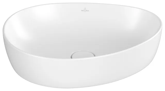 Villeroy & Boch Aufsatzwaschtisch „Antao“ 510 × 400 × 150 mm, ohne Hahnlochbohrung in Stone White Villeroy & Boch Aufsatzwaschtisch „Antao“ 510 × 400 × 150 mm, ohne Hahnlochbohrung in Stone White