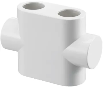 Oventrop Abdeckung für „Multiblock T“ Durchgangsform in weiß Oventrop Abdeckung für „Multiblock T“ Durchgangsform in weiß