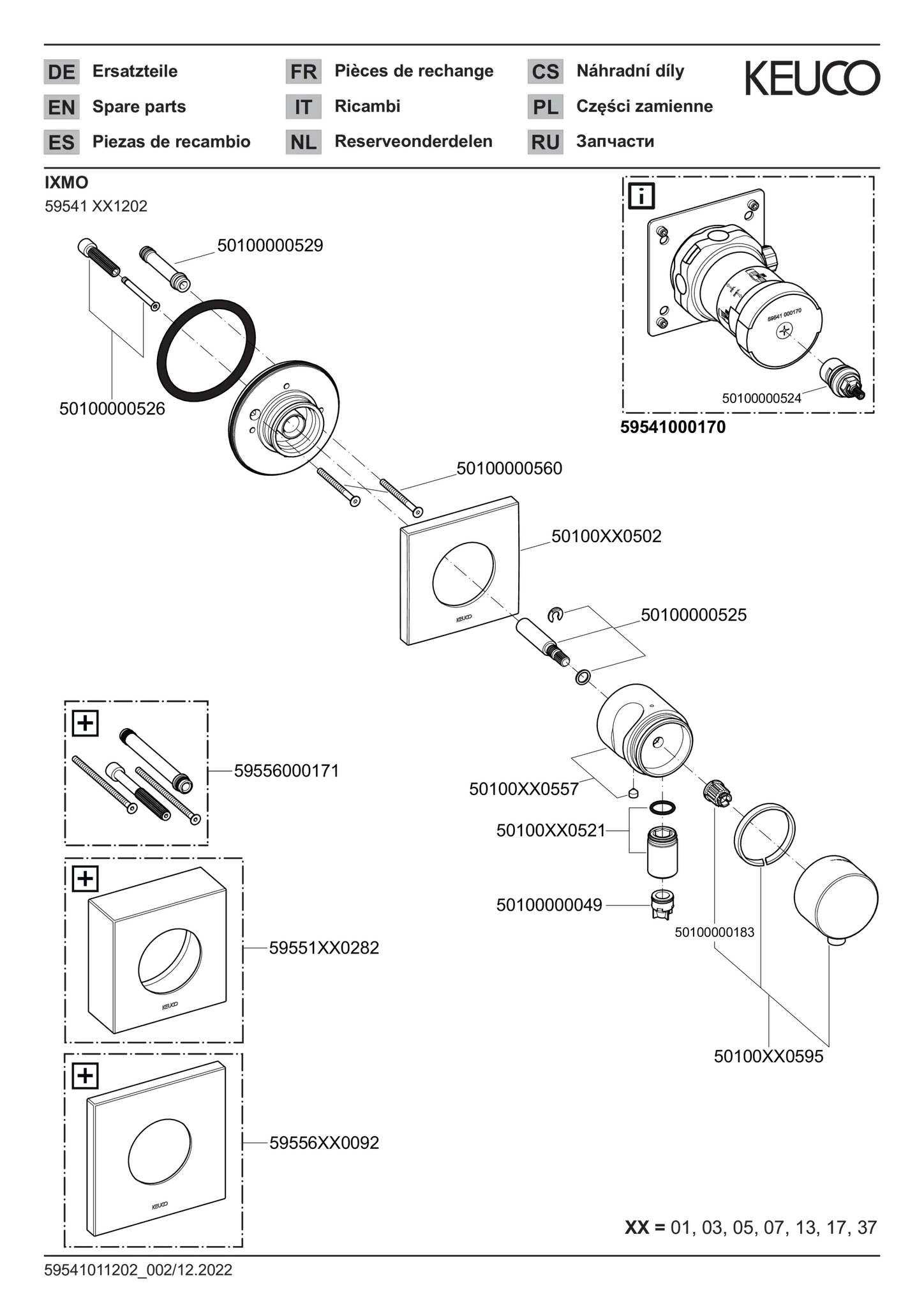 IXMO 59541371202 Absperrventil UP DN15 mit Schlauchanschl./Brauseh. IXMO Comfort, eckig schwarz IXMO 59541371202 Absperrventil UP DN15 mit Schlauchanschl./Brauseh. IXMO Comfort, eckig schwarz