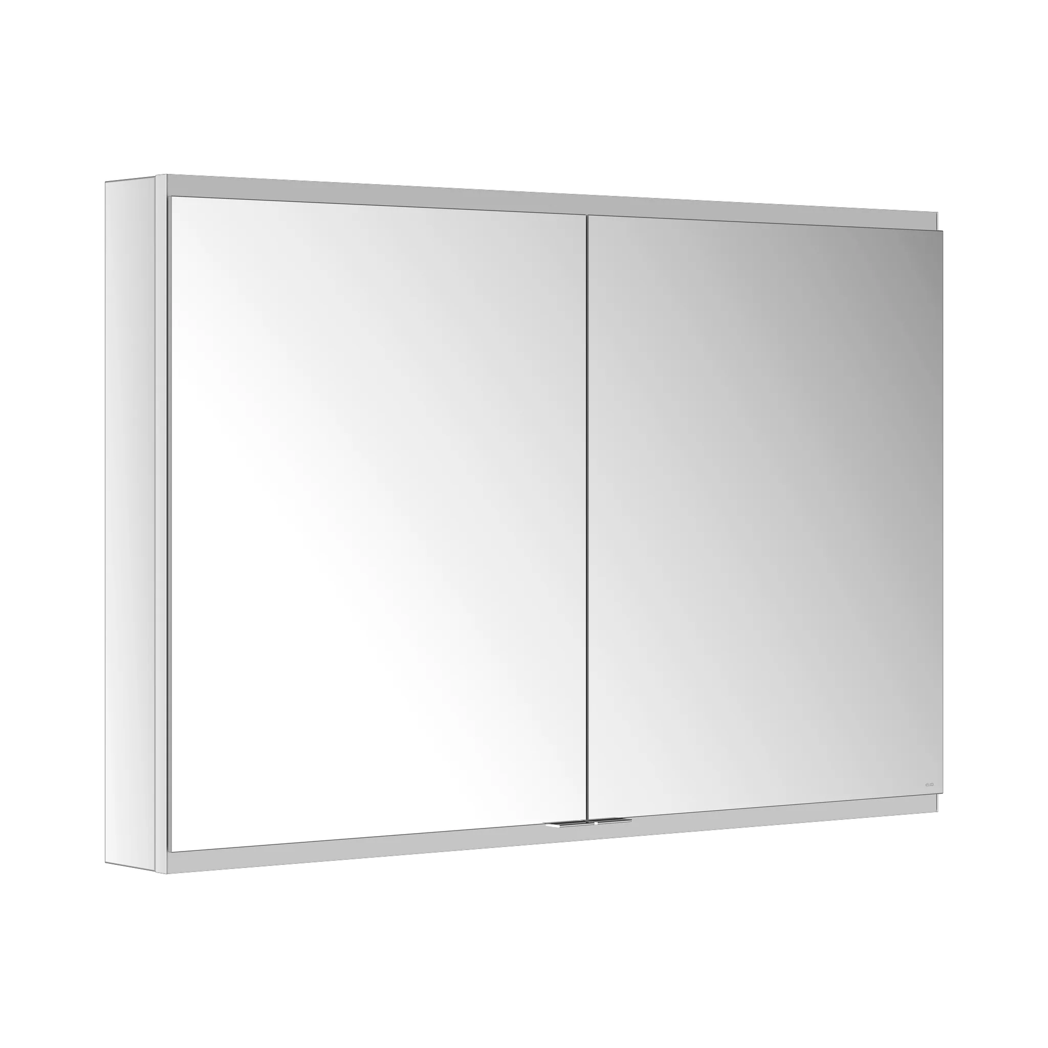 KEUCO Royal Modular 2.0 Spiegelschrank unbeleuchtet Wandvorbau, 2 Steckdosen 1100x700x120mm silber-eloxiert