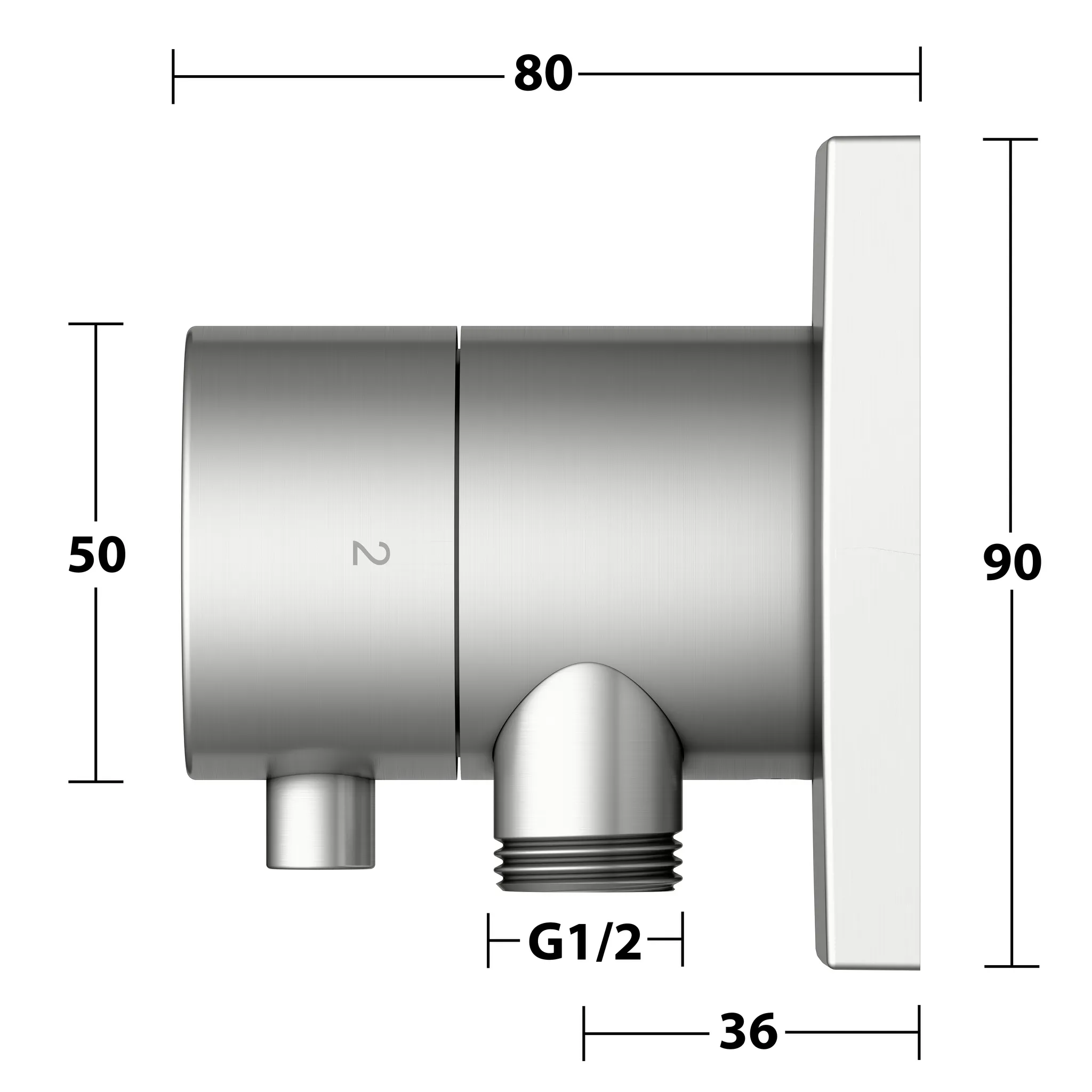 KEUCO IXMO Ab- und Umstellventil Unterputz für 2 Verbraucher mit Schlauchanschluss und Brausehalter KEUCO IXMO Ab- und Umstellventil Unterputz für 2 Verbraucher mit Schlauchanschluss und Brausehalter