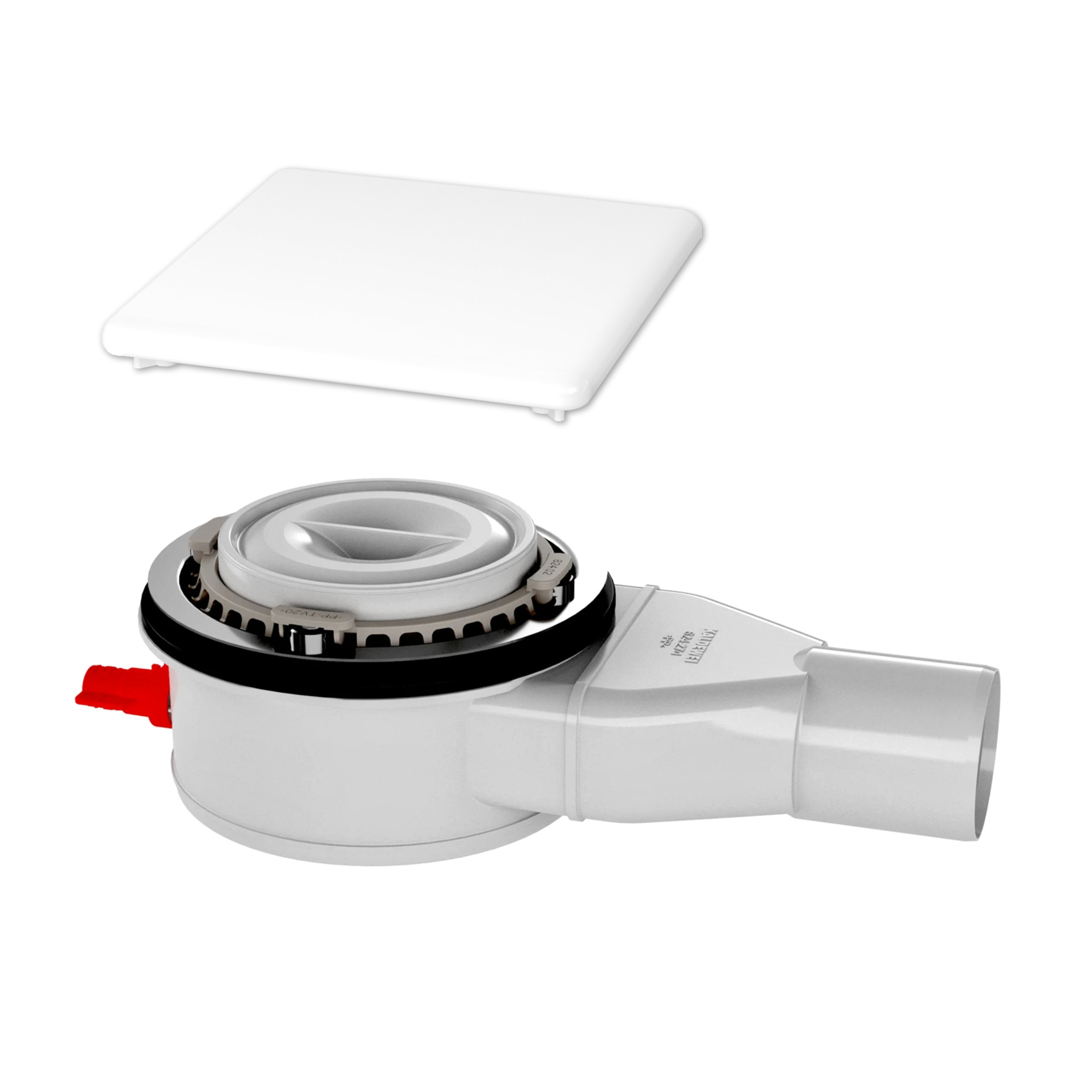 Set Kaldewei KA 120 Ablaufgarnitur waagerecht Modell 4106 mit Deckel für Conoflat Duschwanne weiß alpin Set Kaldewei KA 120 Ablaufgarnitur waagerecht Modell 4106 mit Deckel für Conoflat Duschwanne weiß alpin