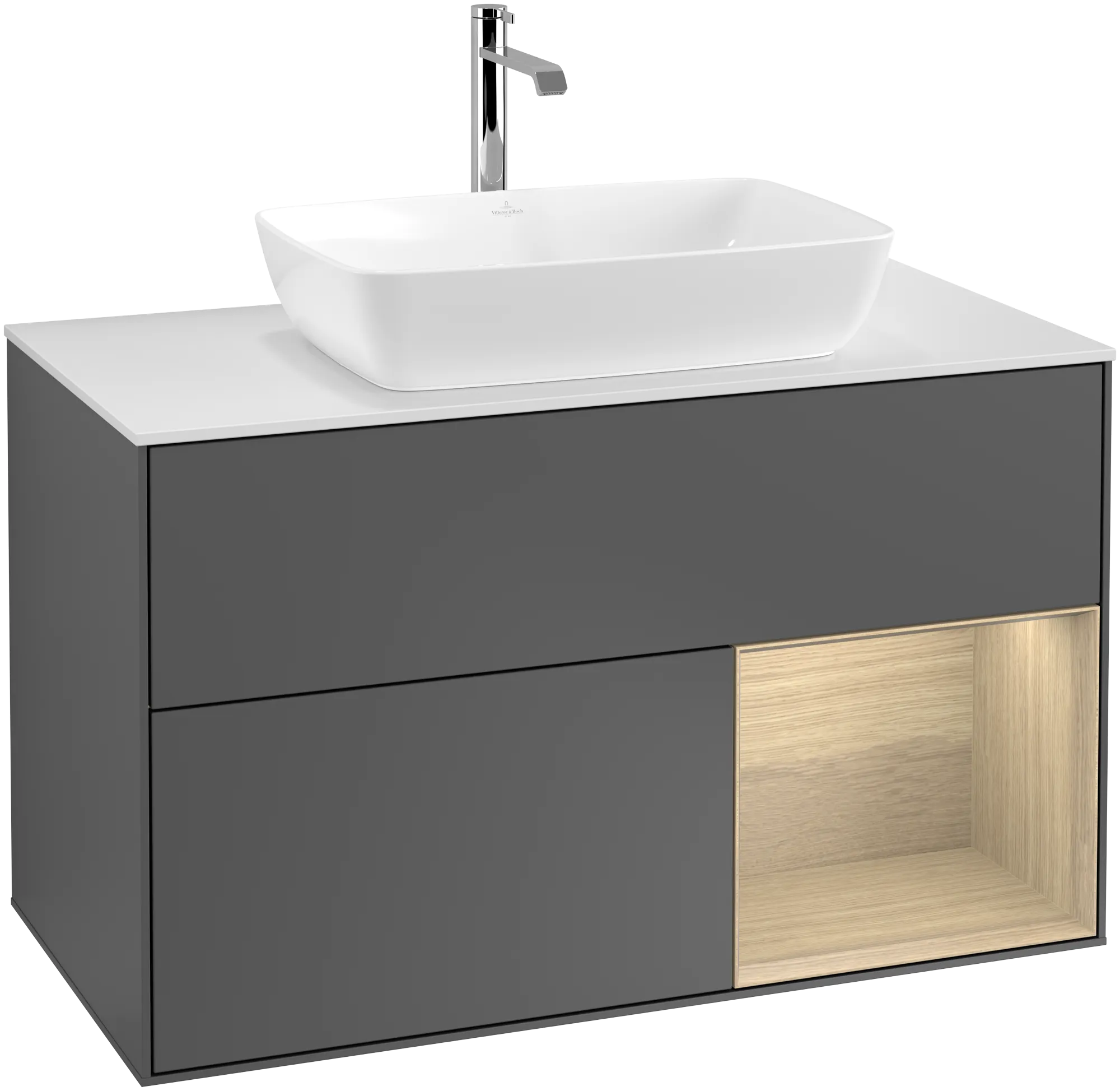 Villeroy & Boch Finion Waschbeckenunterschrank F78, anthrazit matt