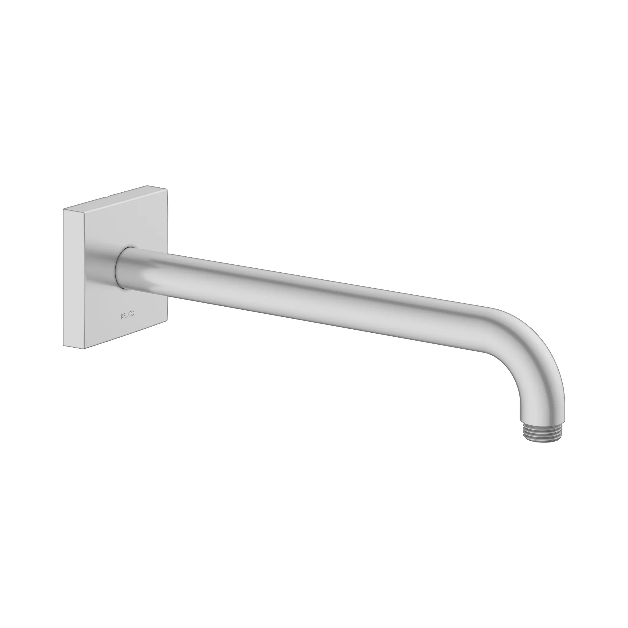 Edition 300 53088170302 Brausearm Wandanschluß eckig Ausladung 300 mm Aluminium-finish