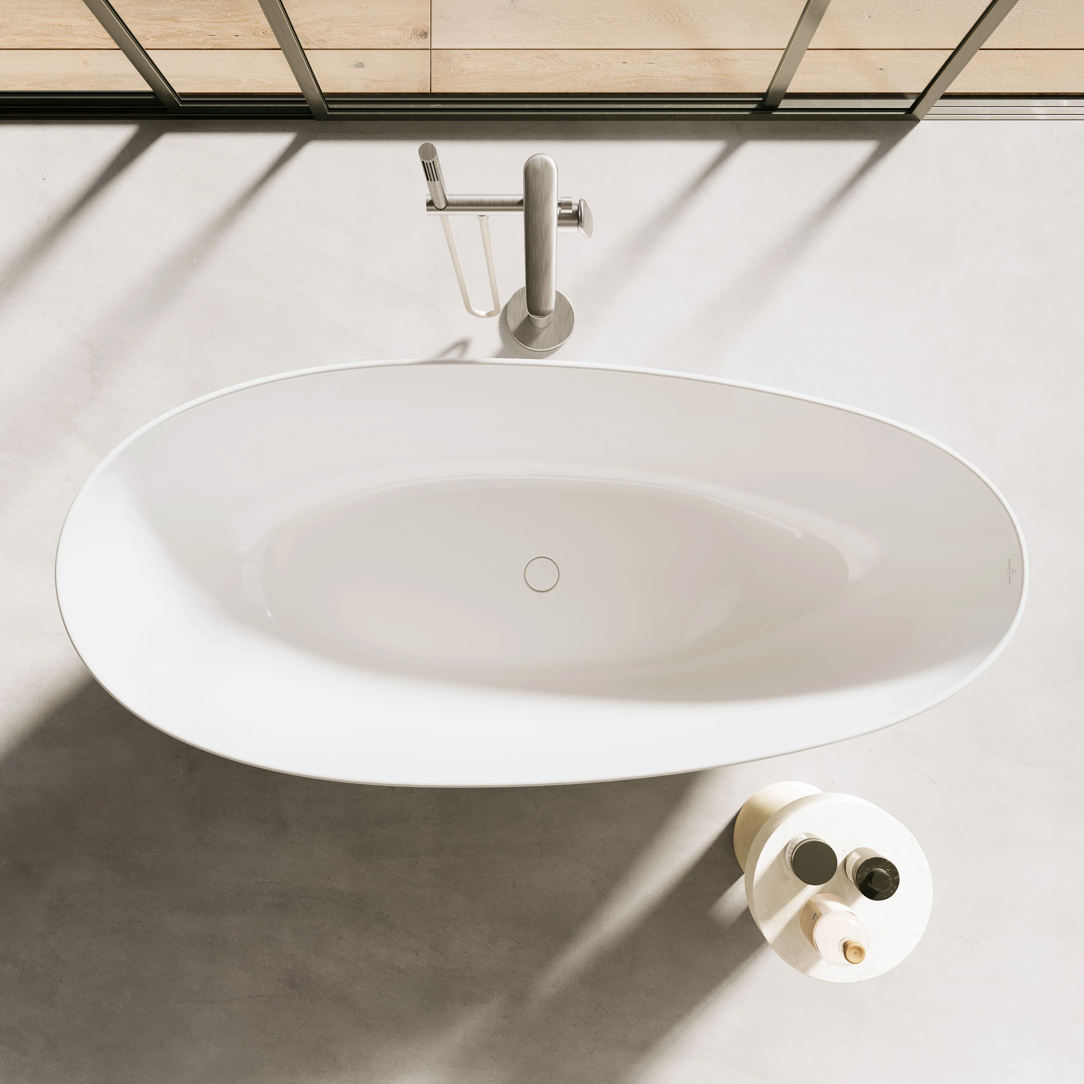 Villeroy & Boch Badewanne „Antao“ freistehend oval 170 × 75 cm