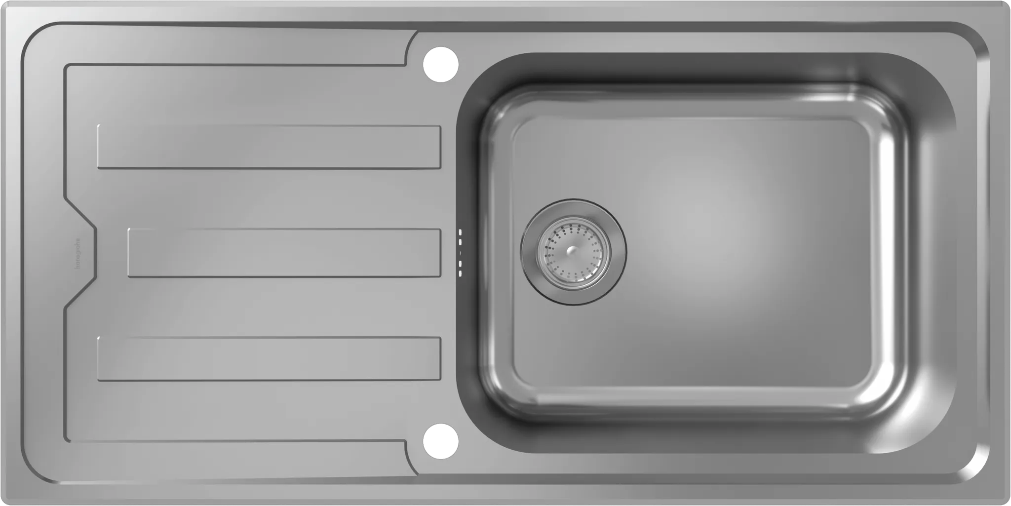 Hansgrohe S44 S440-A500 Einbauspüle Edelstahl, 500mm Hansgrohe S44 S440-A500 Einbauspüle Edelstahl, 500mm