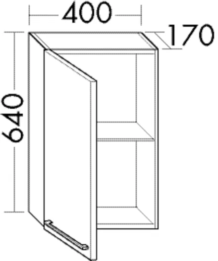 burgbad Hängeschrank „bel“ 440 × 640 × 210 mm in Weiß Matt