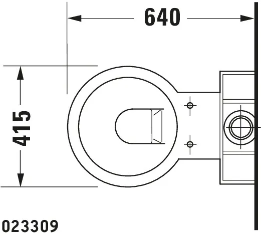 Stand-WC Kombi Starck 1 640 mm Tiefspüler, fürSPK, Abg.Vario, weiß Stand-WC Kombi Starck 1 640 mm Tiefspüler, fürSPK, Abg.Vario, weiß