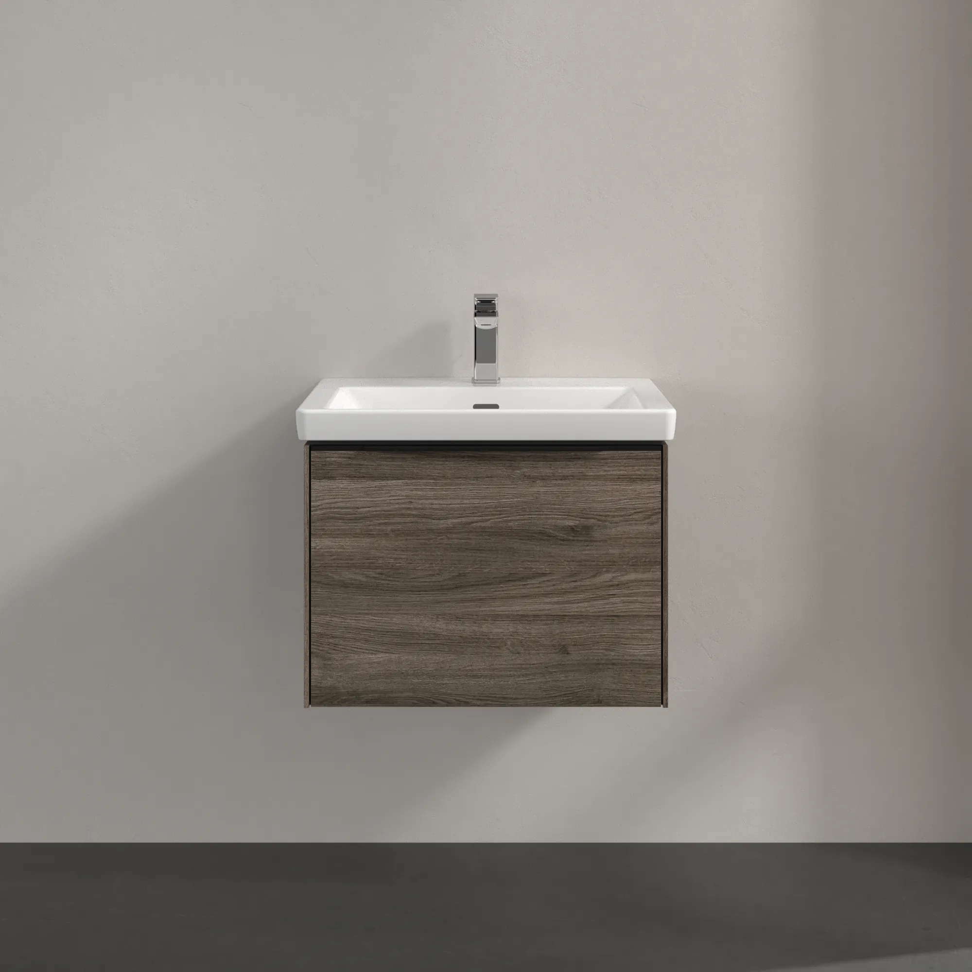Villeroy & Boch Waschtischunterschrank „Subway 3.0“ für Schrankwaschtisch 572 × 429 × 478 mm Stone Oak, für Becken mittig Villeroy & Boch Waschtischunterschrank „Subway 3.0“ für Schrankwaschtisch 572 × 429 × 478 mm Stone Oak, für Becken mittig