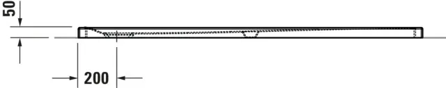 Duravit rechteck Duschwanne „Tempano“ 170 × 90 cm