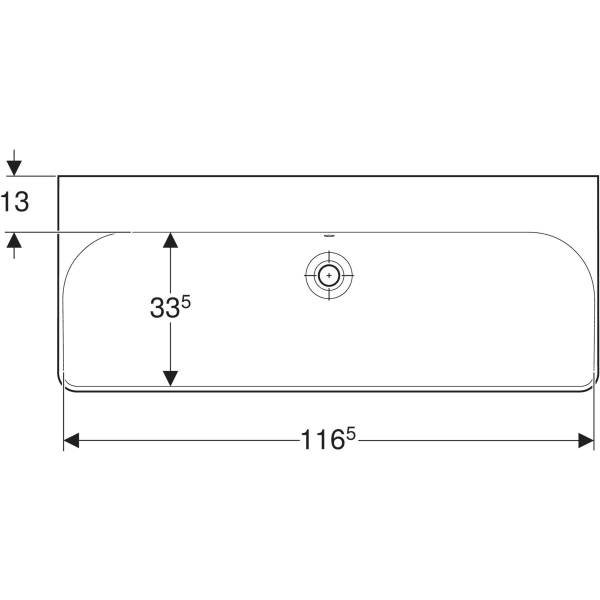 Wandwaschtisch „Smyle Square“, rechteckig, mit Überlauf 120 × 48 cm in weiß alpin Wandwaschtisch „Smyle Square“, rechteckig, mit Überlauf 120 × 48 cm in weiß alpin