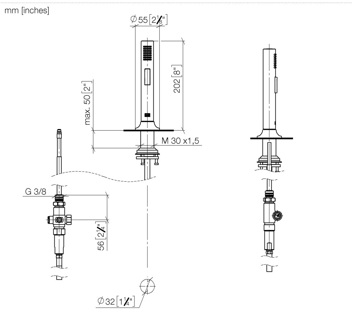 Spülbrausegarnitur VAIA Chrom 27731809 Spülbrausegarnitur VAIA Chrom 27731809