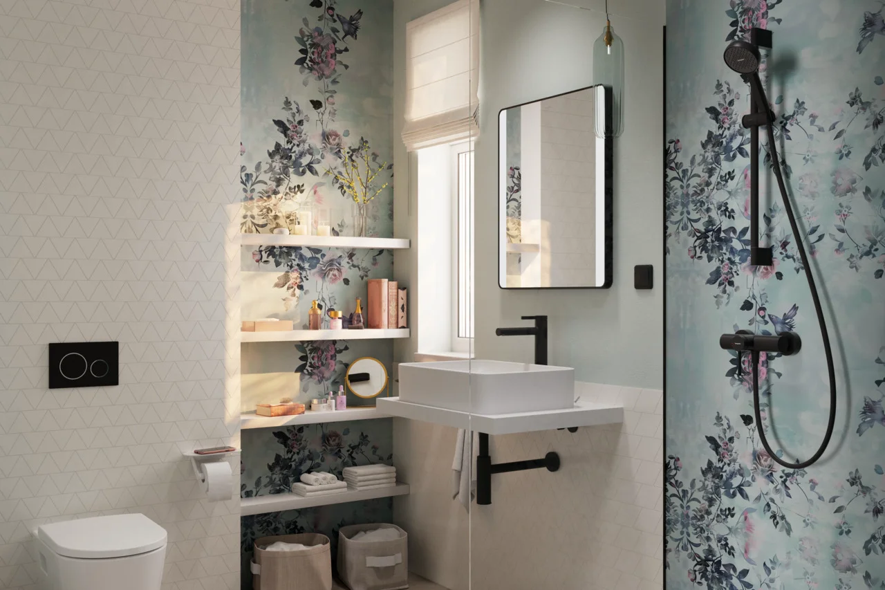 Hansgrohe Xarita Lite Q Spiegel mit seitlicher LED-Beleuchtung, Mattschwarz, Maße 600x700x30 mm Hansgrohe Xarita Lite Q Spiegel mit seitlicher LED-Beleuchtung, Mattschwarz, Maße 600x700x30 mm