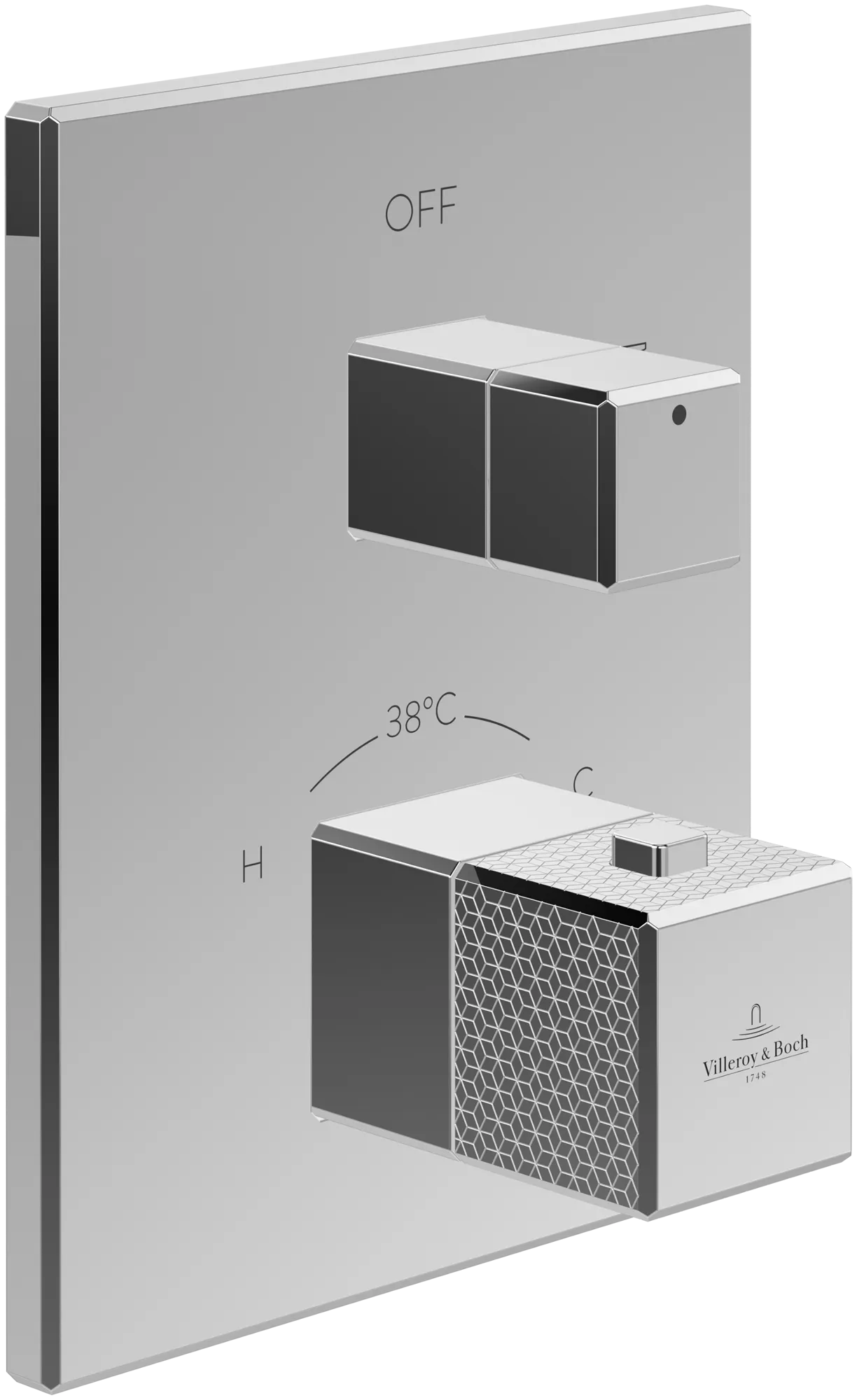 Einhand-Unterputz-Armatur „Mettlach“ 12,9 cm