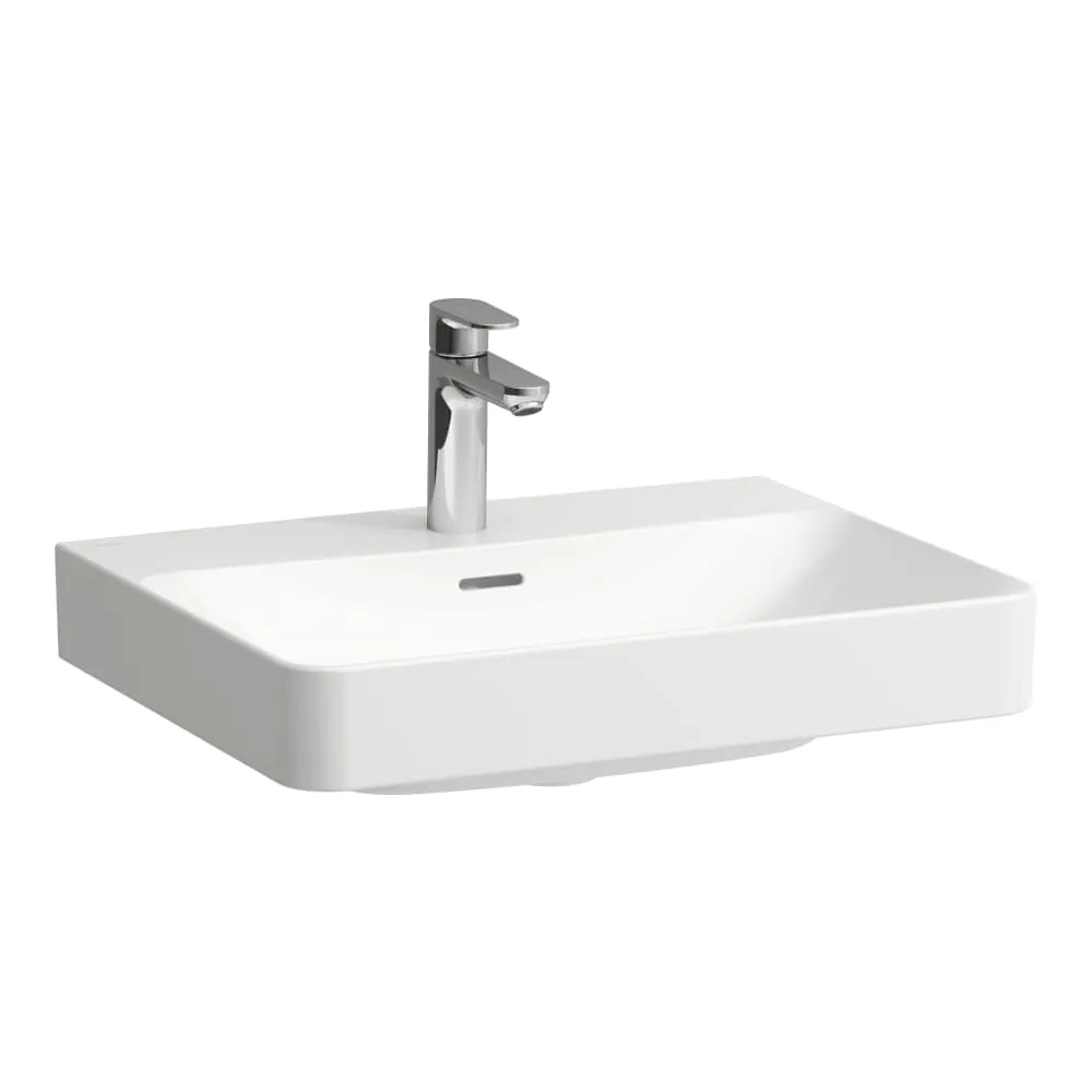 Laufen Waschbecken „Pro X“, Hahnlochposition mittig, 465 × 600 × 160 mm H810863A001561, B-Ware mit Laufen Clean Coat Active,Sonderangebot